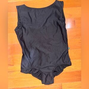 Luckyleo Black Sleeveless Adult XL Leotard